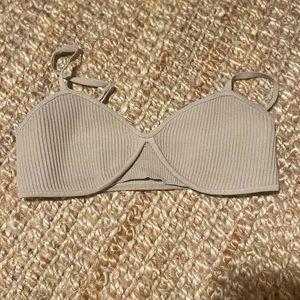 Babaton ribbed bra top